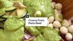 PESTO PASTA SALAD with chicken and mozz! Recipe below ...