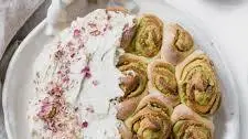 Pistachio Rose and Cardamom Rolls