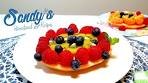 Pizza dulce de frutas │Cream cheese fruit pizza easy ...