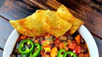 Plant-Based Black Bean Taco Soup