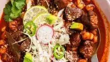 Pozole Rojo (Authentic Mexican Pork & Hominy Stew)