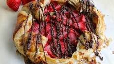 Puff Pastry Chocolate Strawberry Galette Recipe