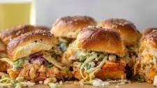 Pull-Apart Buffalo Chicken Sliders