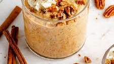 Pumpkin Pie Overnight Oats with Chia