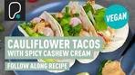 PureGym Recipes | Vegan Cauliflower Tacos with Spicy ...