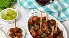 Quick and Easy Sweet & Tangy BBQ Meatballs