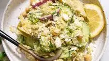 Quinoa Artichoke Salad with Herby Dressing