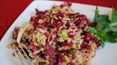 Quinoa Salad with Dried Cranberries and Pistachios