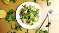 quinoa with pan-roasted artichokes, lemon and parsley