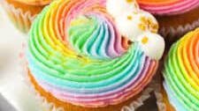 Rainbow Cupcakes