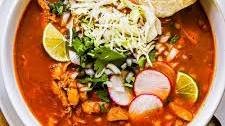 Red Pozole with Chicken