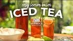 Refreshing Rosy Lemon Balm Iced Tea Recipe
