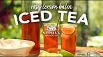 Refreshing Rosy Lemon Balm Iced Tea Recipe