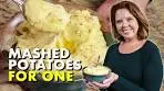 Rich and Creamy Mashed Potatoes - Dinner for One Side Dish