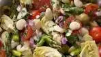 Roasted Artichoke & Asparagus Salad! . Ingredients: - 1 can ...