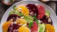 Roasted Beet Salad with Avocado and Citrus