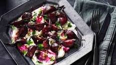 Roasted Beet Salad with Greek Yogurt and Preserved Limes