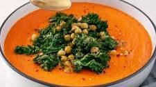 Roasted Cauliflower and Red Bell Pepper Soup