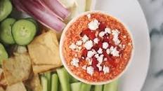Roasted Red Pepper and Feta Dip aka "Htipiti" (Gluten-free)