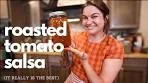 Roasted Tomato Salsa | the BEST fresh salsa recipe