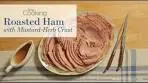 Roasted Uncured Ham with Mustard-Herb Crust from Fine ...