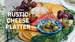 Rustic Cheese Platter for Two | Charcuterie Platter Recipe Ideas