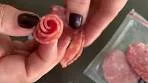 Salami Rose tutorial (no fancy tik tok or reels…just old ...