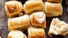 Salted Honey Butter Parker House Rolls