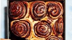 Salted Tahini-Chocolate Babka Buns