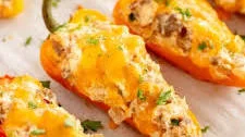 Sausage Stuffed Mini Peppers