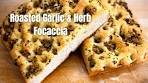 Savory Garlic & Herb Focaccia