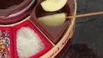 Set up a caramel apple fondue pot with me You can also do ...