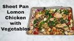 Sheet Pan Lemon Chicken with Vegetables & Fresh Herbs!