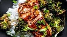 Sheet Pan Teriyaki Salmon & Broccoli