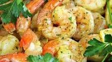 Shrimp in Lemon and Garlic Sauce