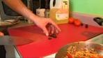 Shrimp Provencale: Chop Tomato