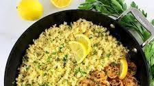 Shrimp Scampi with Cauliflower Rice