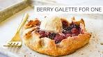Single Serve Berry Galette for One