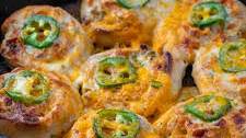 Skillet Jalapeno Popper Rolls