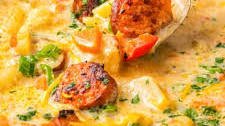 Slow Cooker Cajun Potato Soup