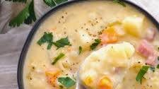 Slow Cooker Ham and Potato Soup