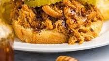 Slow Cooker Hot Honey Chicken Sandwiches