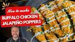 Smoked Buffalo Chicken Jalapeño Poppers! Perfect for Game ...