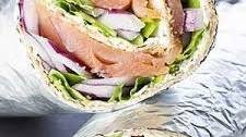 Smoked Salmon and Cream Cheese Wraps