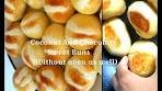 Soft And Fluffy Sweet coconut buns and chocolate buns ...