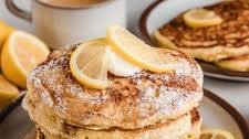 Sourdough Lemon Ricotta Pancakes