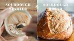 Sourdough Starter and Sourdough Bread // Zero Waste, No ...