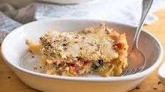 Spaghetti Squash Casserole with Spinach
