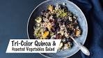 Speedy Veggie Salad with Tri-color Quinoa & Roasted ...