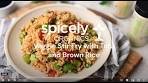 Spicely Organics Veggie Stir Fry with Tofu and Brown Rice